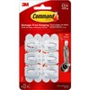 Command Mini Hooks, White, 6-Hooks, 8-Strips, Organize Damage-Free