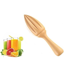 Wooden Citrus Reamer,Handheld Hand Citrus Lemon Juicer,Portable Fruit Squeezer,Kitchen Juicing Tool,Manual Orange Lemon Juice Reamer for Daily Home Bar Cafe Restaurant Use