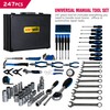 Campfun 247-Piece Mechanic Tool Set, Universal Household Auto Repair Tool