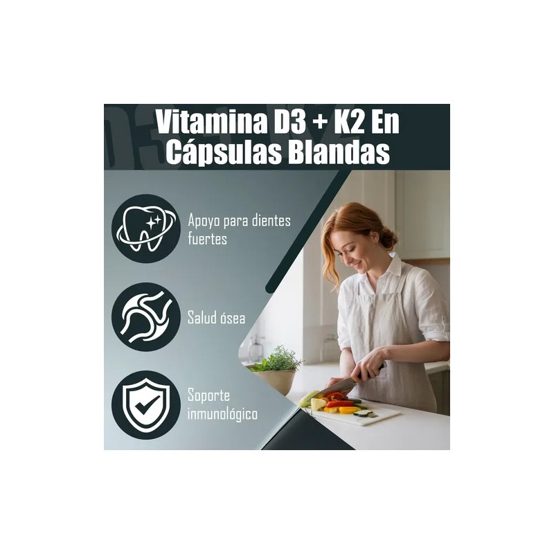 Vitamina 5000 120 Mcg Huesos Músculos Inmune 100