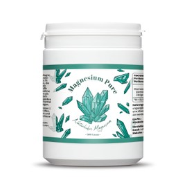 Natural Magnesium Pure Aquamin Magnesium 500 g High Dose 350 mg Elemental Magnesium per Gram - Pure Magnesium Powder with Aquamine for More Energy and Muscle Relaxation