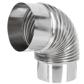 Uonlytech Wood Stove Chimney Exhaust Wood Stove Pellet Stove Kit Elbow 3 Inch Stove Chimney Flue Elbow Stove 3 Inch Stainless Steel Camping Stove Stainless Steel Chimney