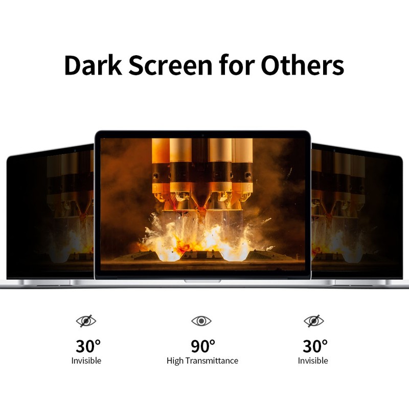 Magnetic Privacy Screen Filter Anti UV Film Anti Glare Frosted