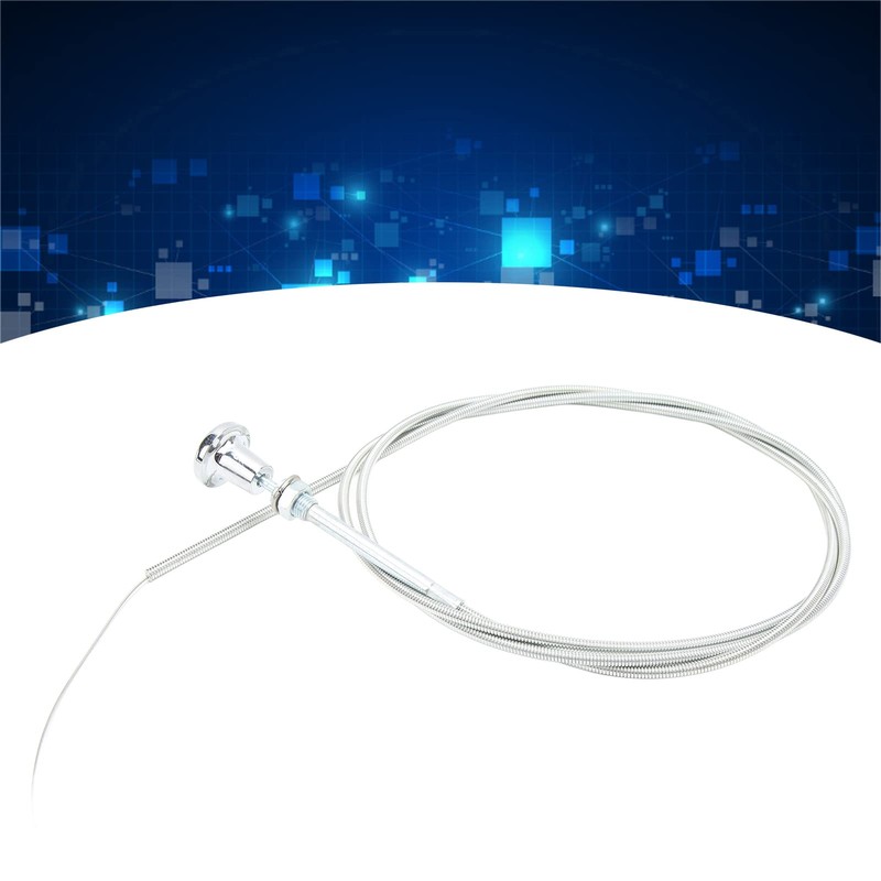 Choke Cable Stainless Steel and Chrome 6 Foot Universal Choke