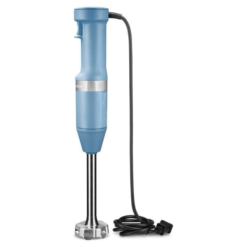 KitchenAid Variable Speed Corded Hand Blender with Accessories, Blue Velvet,