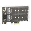 Adapter Card M.2 SATA to PCIE Dual Disk Array Card