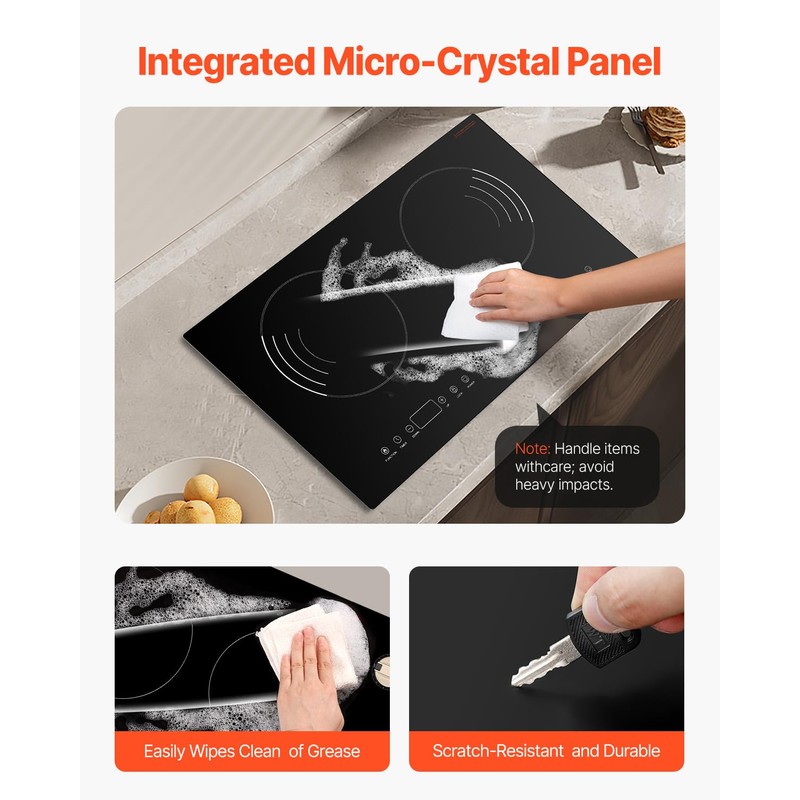 Happybuy Induction Cooktop - Your Ultimate Cooking Companion! This 1800W