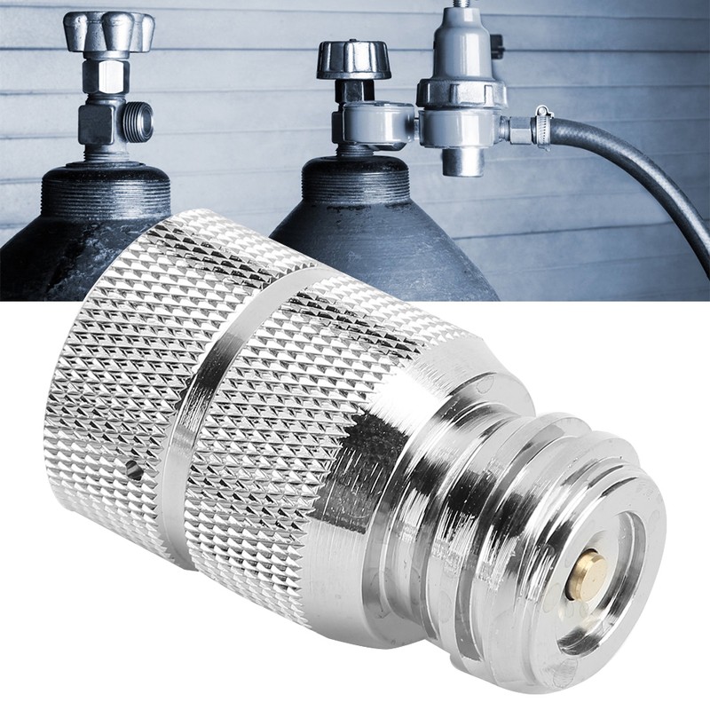CO2 Cylinder Adapter for SodaStream TR21-4 Male Thread to G1/2