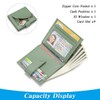 FREYAMIRA Small Wallet For Women Slim Leather Bifold Wallets RFID