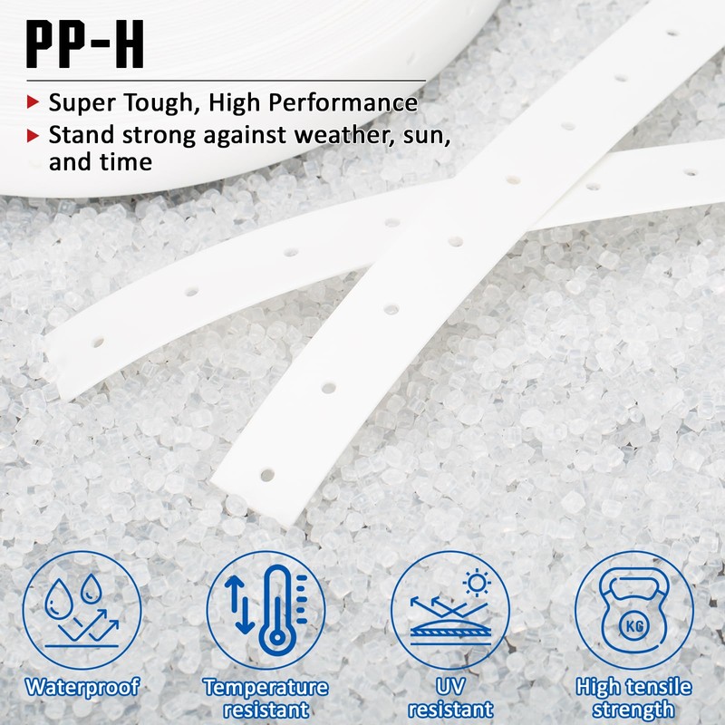 Plastic Hanger Strap 3/4 Inch x 30 FT Reinforced Flexible