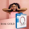 Laser Wired Over Ear Stereo Headphones Rose Gold