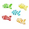 Assorted Swirly Gummi Fish Candy, Delicious Fruit Flavors Gummies (Half-Pound)