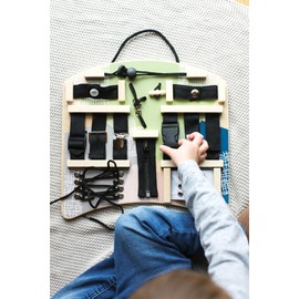 small foot 12391 Motor Skills Board Fasteners and Attachment, Versatile Play and Motor Skills Fun for Children from 3 Years