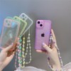 LUVI Beaded Phone Charm Lanyard Wrist Strap Beads Chain String