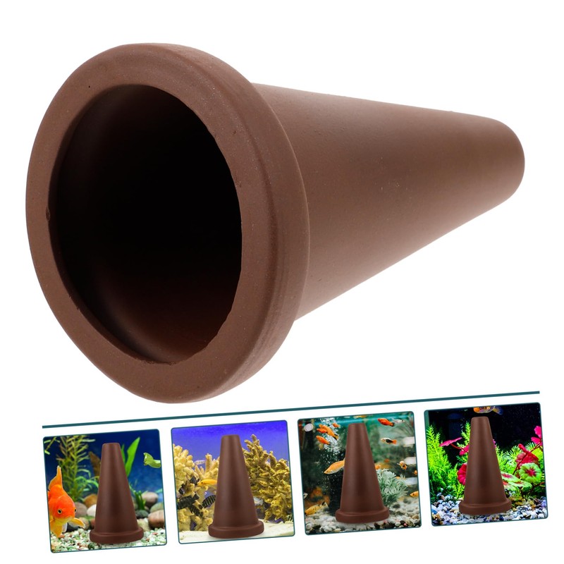 Mipcase Fish Spawning Cone Pottery Breeding Bucket for Aquarium for