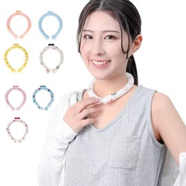 Neck Cooler, 2023 Newest Cool Ring, Ice Neck Ring, Frosting, Kids, 28°C Cooling Ring, Cooling Goods, Neck Cooling, PCM, Heatstroke Prevention, Heat Prevention, Outing, Commuting, Indoor Work, Sports, Repeated Usable, Unisex