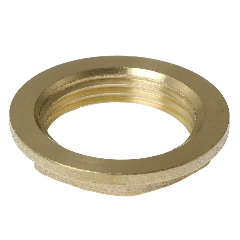 HJTOOK 2pcs 3/4" Female Thread Brass Pipe Flange Hex Lock