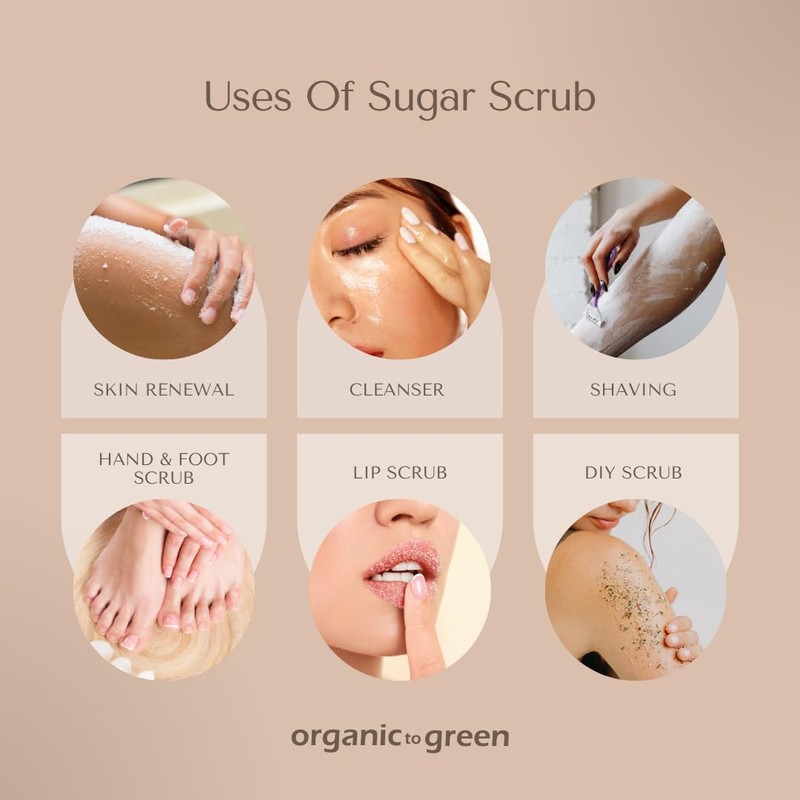 Organic To Green Rainforest USDA Organic Sugar Coconut Oil Scrub