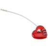 Love Heart Lock, Heart Shape 3 Digit Code Combination Luggage