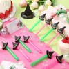 Civaner 24 Pcs Witch Bubbles Party Favors Pink and Green
