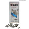 Fix-A-Latch Interior 2-Pack with Satin Nickel Finish