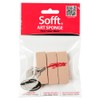 Sofft Artist Tools by Golden, Flat Sponge Bars, Pack of