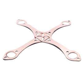 Exhaust Manifold Gasket Set - Car SBC Exhaust Gaskets Oval Port Copper Header Reusable Replacement for Chevy SB 327 305 350 383