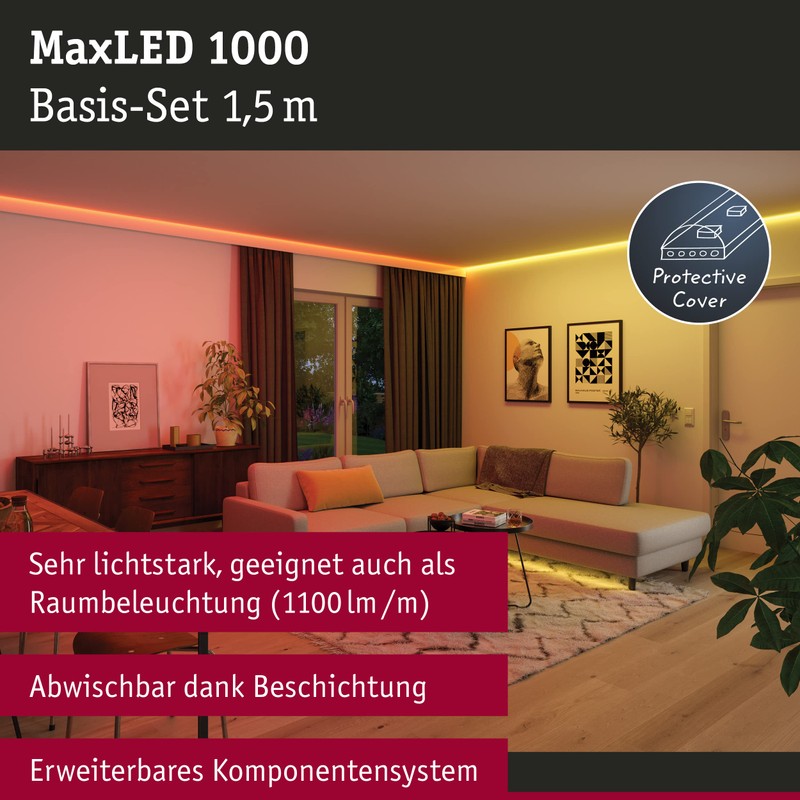 Paulmann 70528 MaxLED 1000 LED Strip RGBW Base Set IP44