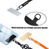WEZCHUGHAOL Metal Phone Tether Tab & Lanyard Patch for &