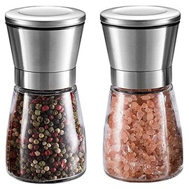 Molinillos de Pimienta, Moledor, Molinillo para Sal y Pimientas, Molinillo de Cocina, Manual Molinillo de Café, Portátil para Viajes Camping
