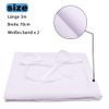 YUNSHANGHE Modern Chiffon Table Runner, 70 x 300 cm, Washable