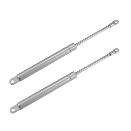 X AUTOHAUX 2 Pcs 10 Inch 40Ib/178N Silver Tone Lift Supports Struts Shocks Gas Spring Universal for RV Car Truck Boat Window Cabinet Door Cover Lids