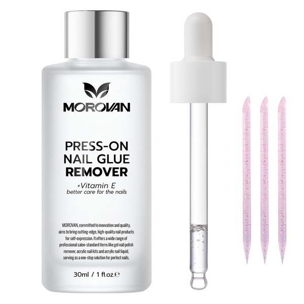 Morovan Press On Nail Glue Remover: Quick Gentle Press-On Nail