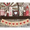 Uniwish Red Heart Banner Garland for Wedding Valentine’s Day Decorations,
