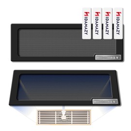 HIDAMAZY Ventilation Grille Cover, 30.5 x 10.2 cm, Magnetic Rectangular Floor Register, Heating and Radiator Grille, Ventilation Cover for Floor, Home, Ceiling, Ventilation Slot (Black, Pack of 2)