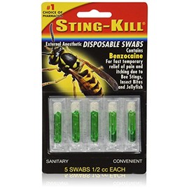 Sting-Kill Disposable Swabs - 5 Ea - Pack of 6