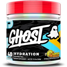 GHOST Hydration Tub, Electrolyte Powder, Lemon Crush - Sugar Free Instant Electrolyte Drink Mix - Caffeine-Free Daily Hydration & Immune Support with 