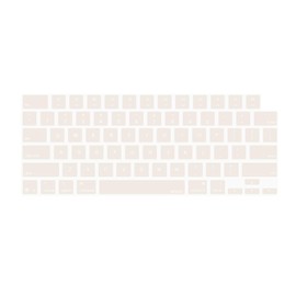 MOSISO Keyboard Cover Skin Compatible with MacBook Air 13.6 inch 2025 M4 A3240/Air 15 inch M4 A3241, Beige