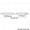 Angle Simple Replacement Shower Hose 79", Stainless Steel Flexible Handheld
