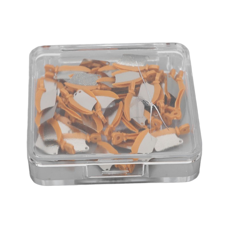 50pcs Teeth Interproximal Wedge Stainless Steel Heat Resistant Dental Matrix