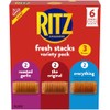 RITZ Fresh Stacks Original, Everything, and Garlic Butter Crackers Variety