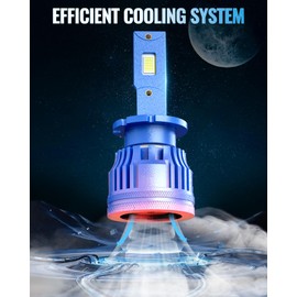 Marsauto D4S D4R Bulbs，22000 Lumens 45W 6000K White 600% Brightness, 66440 42402 42402WX Xenon HID Bulbs,Pack of 2