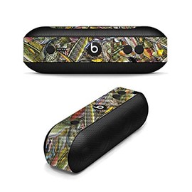 MightySkins Carbon Fiber Skin for Beats by Dr. Dre Pill Plus - Fish Puzzle | Protective, Durable Textured Carbon Fiber Finish | Easy to Apply, Remove, and Change Styles | Made in The USA
