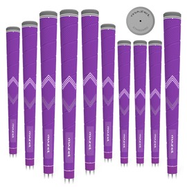 MAZEL Golf Club Grips for Men - 10 Pack - Non-Slip Micro-texture High Performance Golf Grips Midsize/ Standard,5 Colors Option