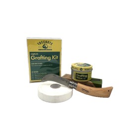 Treekote Grafting Kit - Includes Pruning Knife, 4oz Grafting Wax, 30ft Grafting Tape and Detailed Instructions