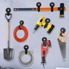 Sarini 2PCS Duty Magnetic Hook Magnetic Tool Holder Magnetic Garage