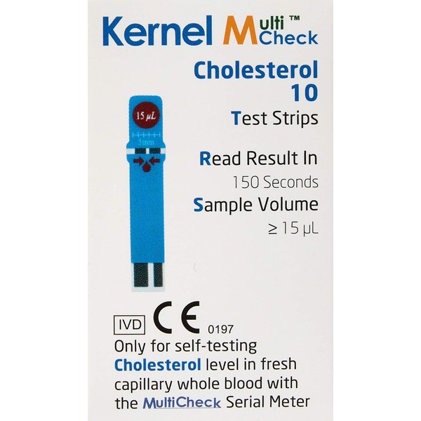 Easytouch Blood Cholesterol test strips (confezione da 10)
