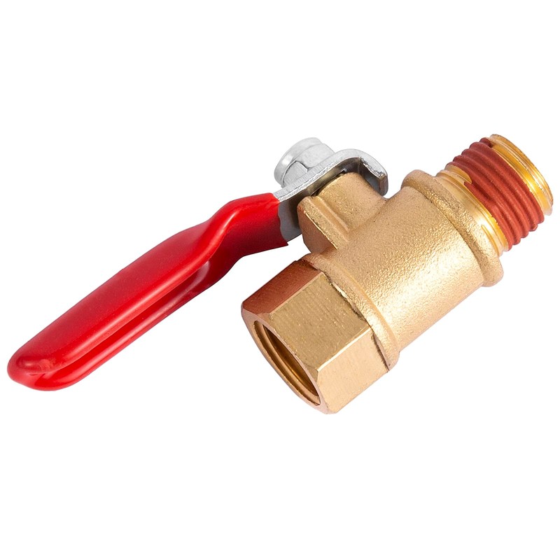 BILAL 2 Pack 1/4" Heavy Duty Air Compressor Brass Ball