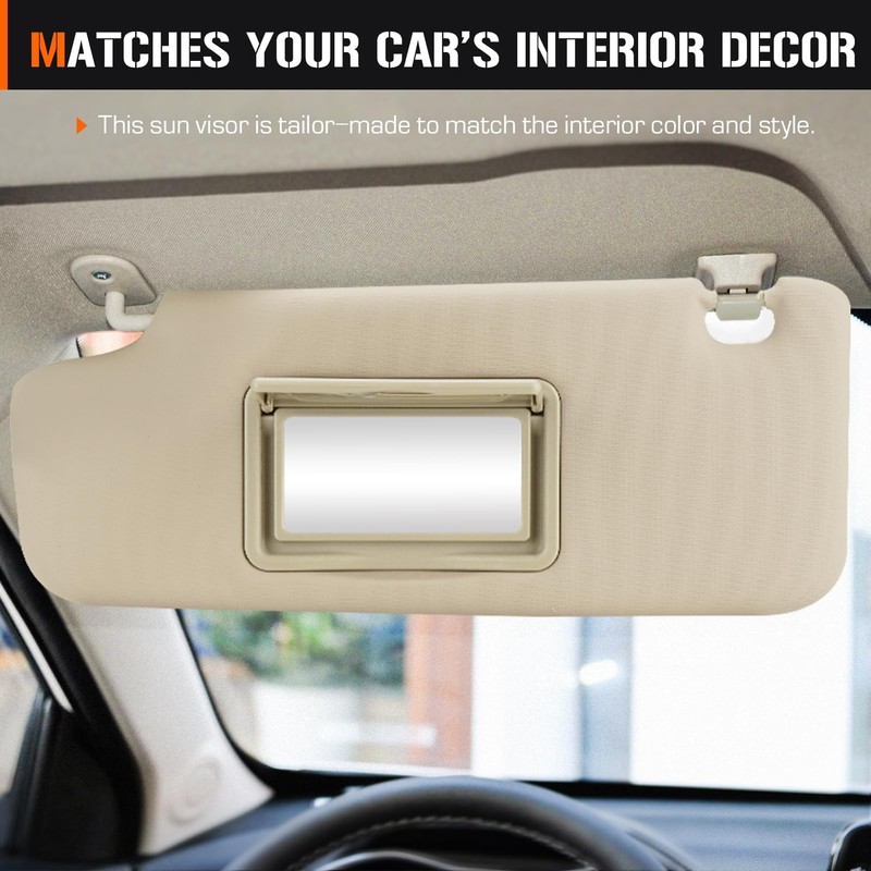 3 Hole Left & Right Sun Visor for 2011-2016 Chevy