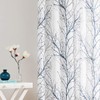 FMFUNCTEX Blue White Curtains 50" X 45" for Kitchen Living
